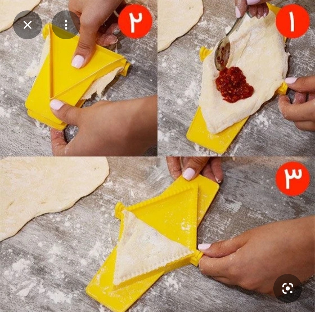 قالب پیراشکی لوزی ۳ عددی